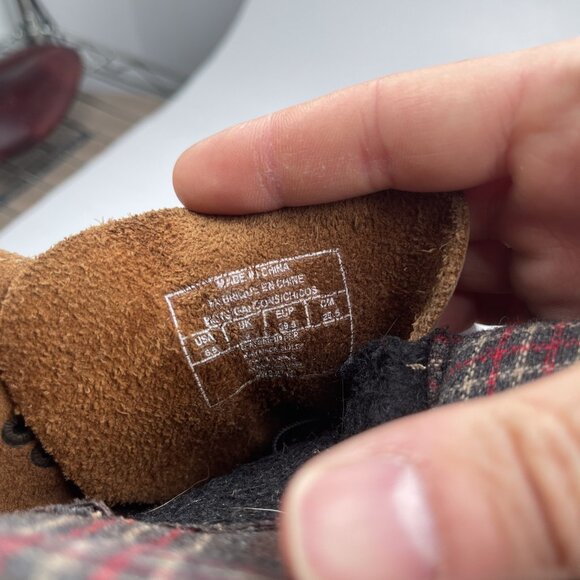 Polo Ralph Lauren Duck Boots Men/Youth Sz 6.5 US Brown Leather Rubber Boots - Picture 14 of 16